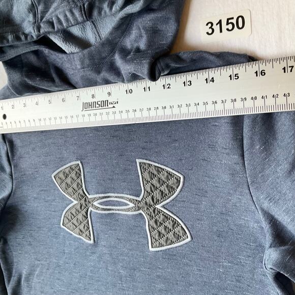 Under Armour ColdGear Women Long Sleeve Turtleneck Hooded Sweatshirt size M,blue - Picture 2 of 9